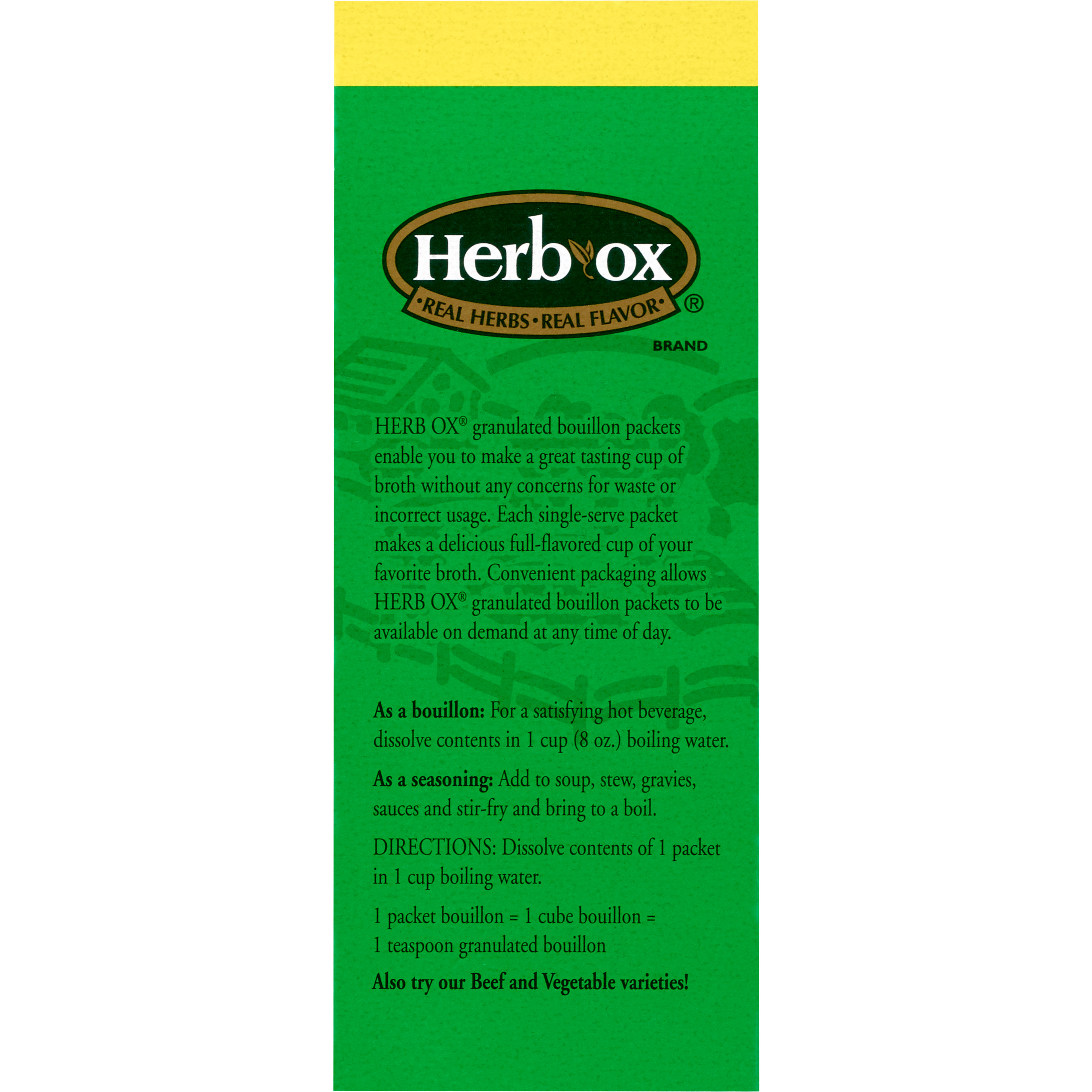 Herb-Ox Chicken Flavor Bouillon Instant Broth, Sodium Free