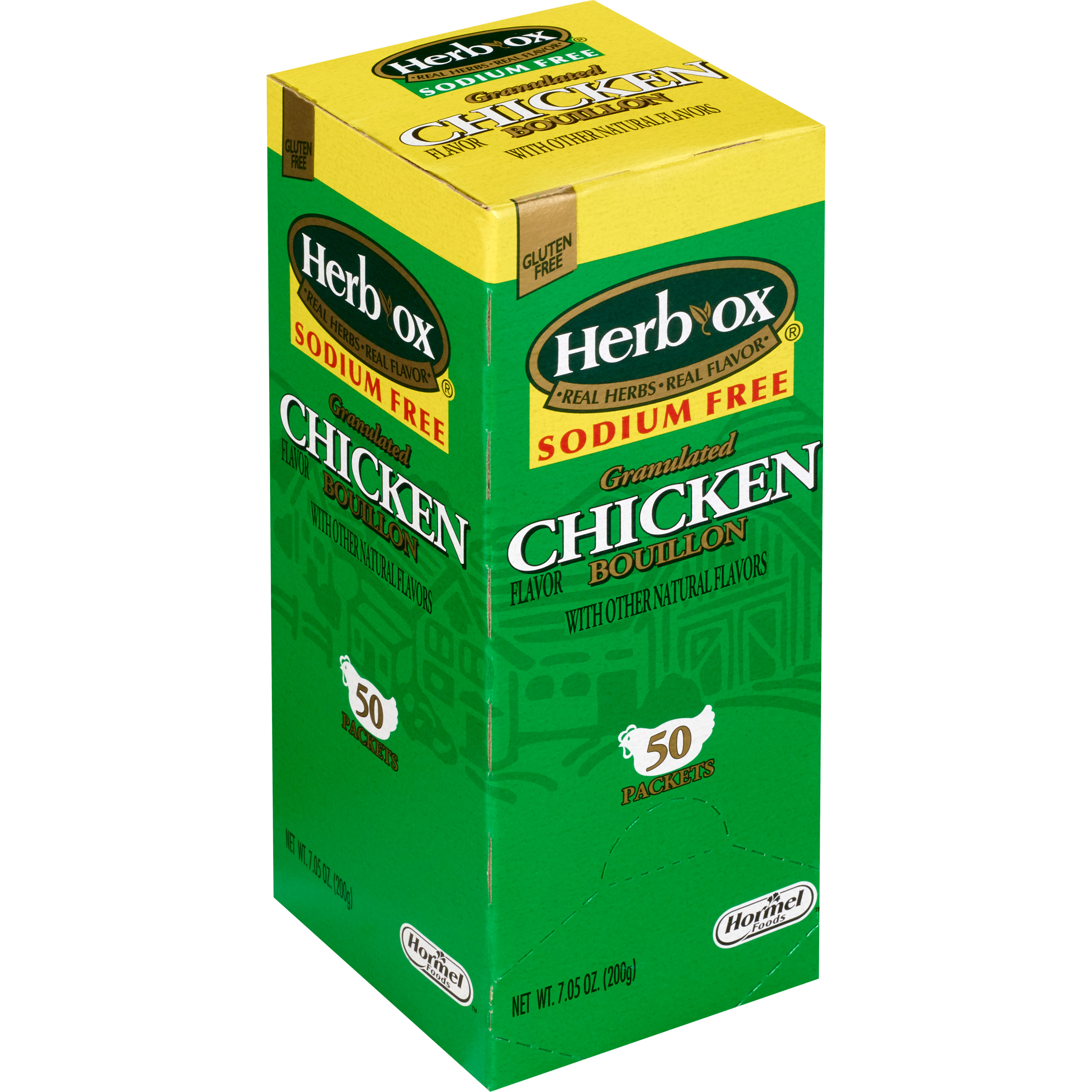 Herb-Ox Chicken Flavor Bouillon Instant Broth, Sodium Free
