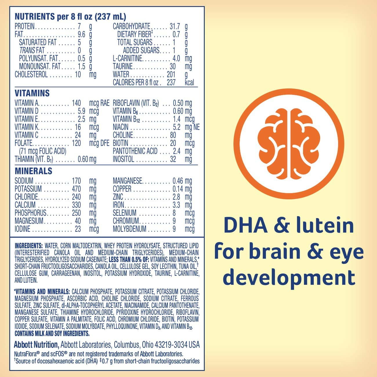 PediaSure Peptide 1.0 Peptide-Based Nutrition Oral Supplement & Tube Feeding Formula, Unflavored, 8 oz.