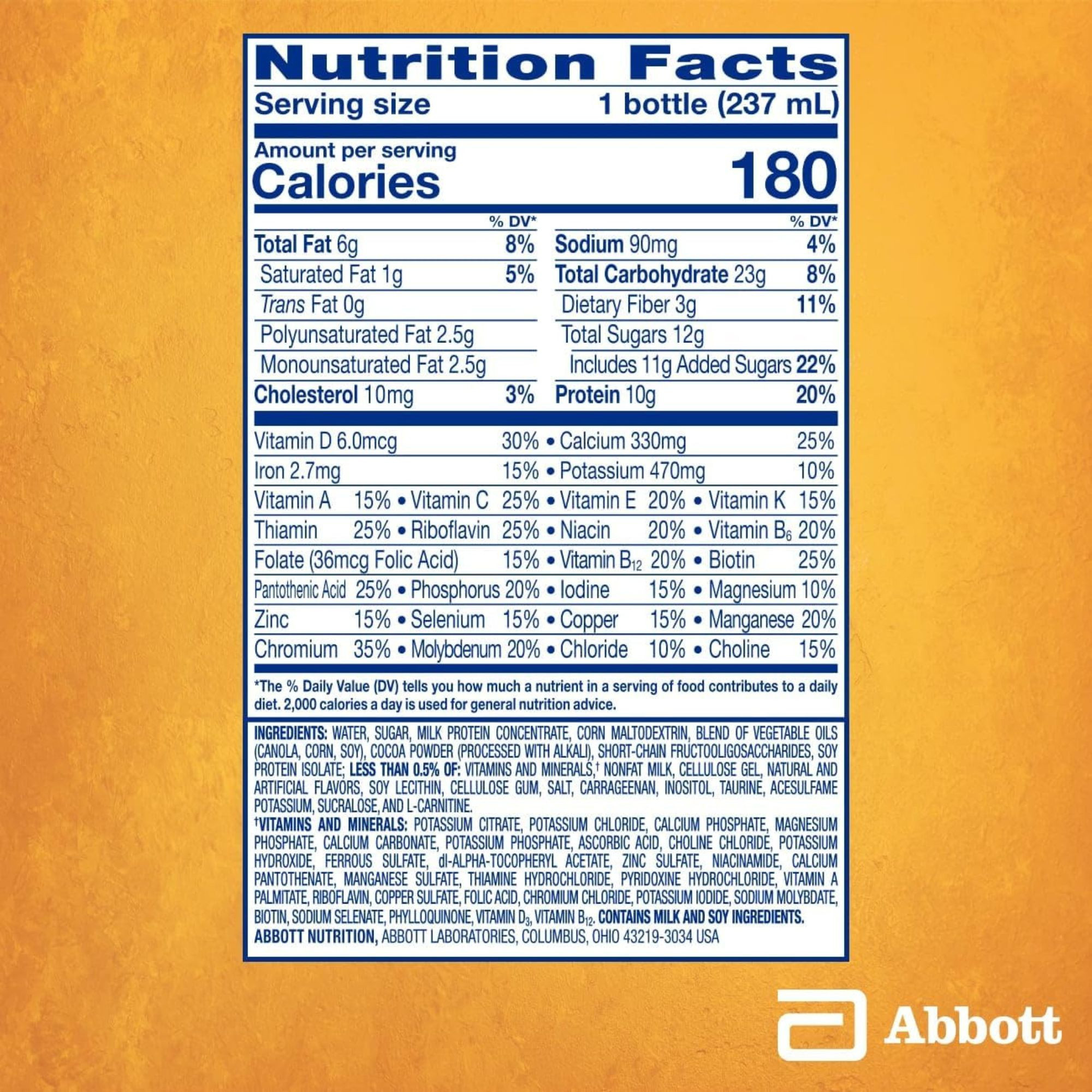 PediaSure Sidekicks High Protein Pediatric Oral & Tube Feeding Supplement Shake, Chocolate, 8 oz.