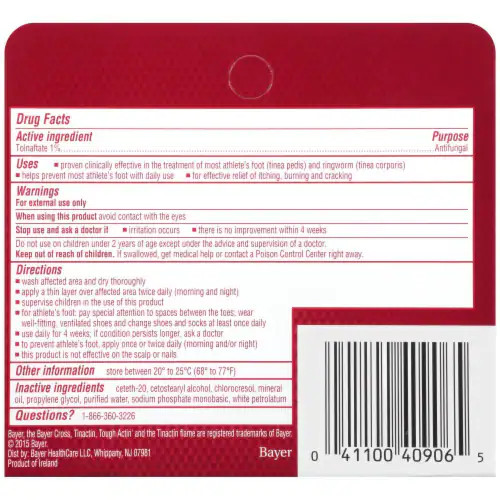 Tinactin Antifungal Cream, 0.5 oz