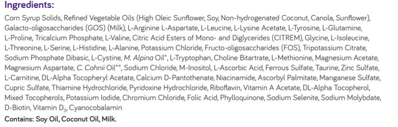 Nutricia PKU Periflex Early Years Powdered Formula, 400 Grams, 90164, 1 Each, Ingredients