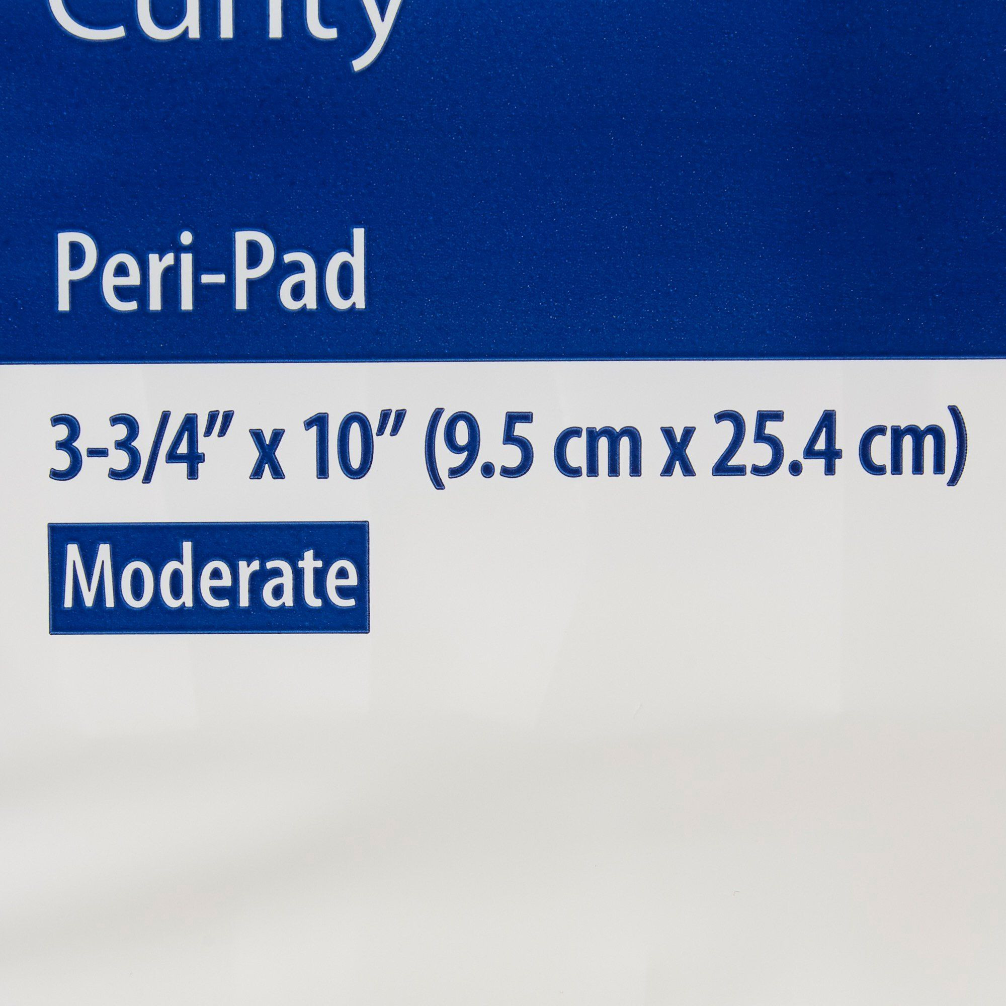 Cardinal Health Curity Peri-Pad, Moderate Absorbency, 1380A, 3 X 11" - Case of 288 (12 Packs)