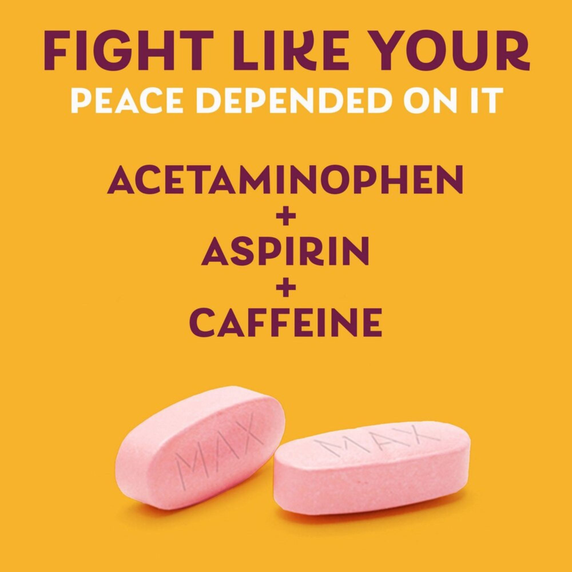 Pamprin Max Pain+Energy Mensural Pain Relief, Maximum Strength, 24 Caplets, 30066, 1 Each