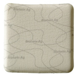 Coloplast Biatain Ag Non-Adhesive Foam Antimicrobial Dressing with Silver, Sterile, 6 X 6", 9625, Box of 5