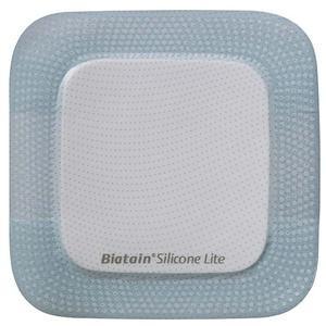 Coloplast Biatain Silicone Lite Adhesive Foam Dressing with Border, Sterile, 4 X 4", 33445, Box of 10