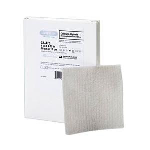Silverlon Antimicrobial Silver Calcium Alginate Dressing, 4" X 4-3/4", CA-475, Box of 10