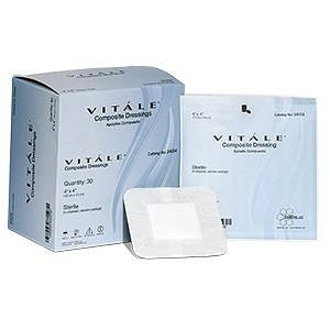 Cellera Vitale Composite Dressing, 4" X 4", 24004, Box of 30