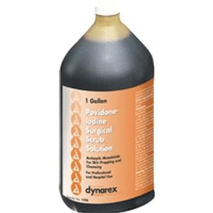 Dynarex Povidone-Iodine Surgical Scrub Solution, 1426, 1 Gallon - 1 Each