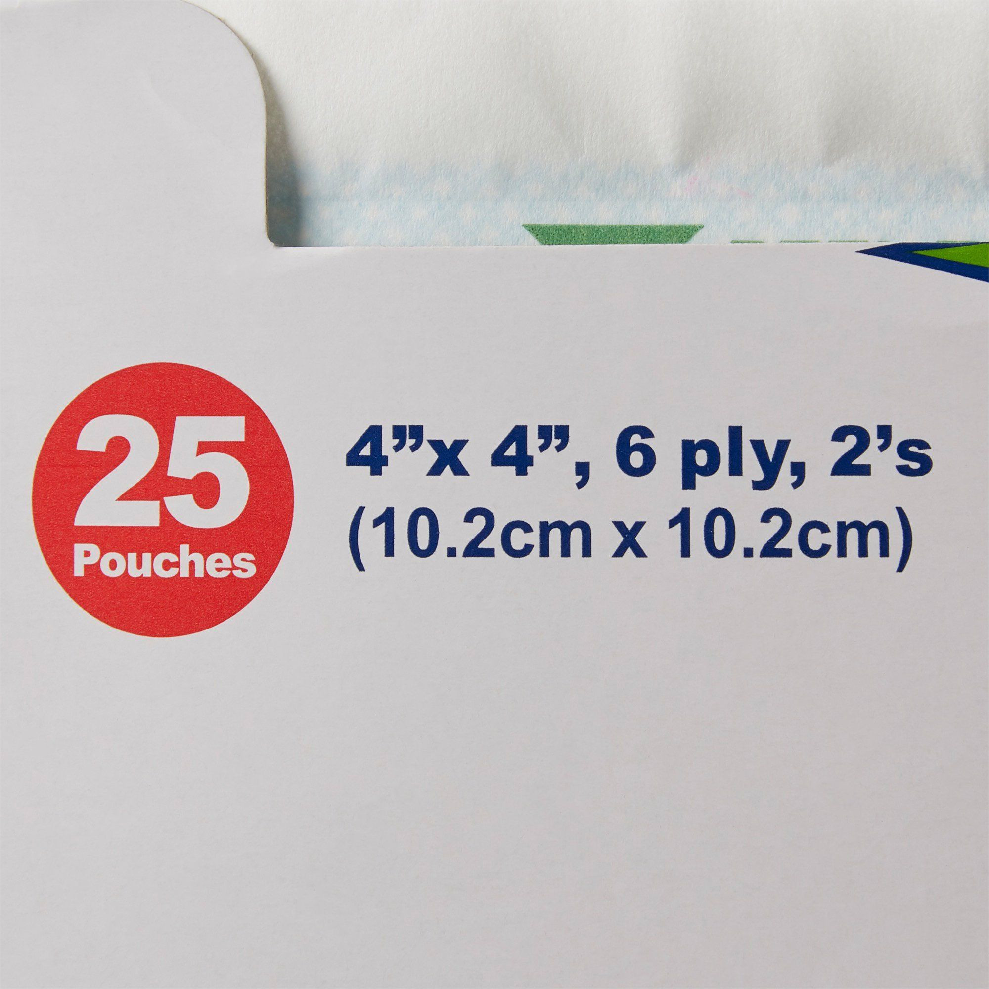 Dynarex Non Woven Drain And IV Sponges, 6 Ply, Sterile, 4" x 4", 4611, Case of 300