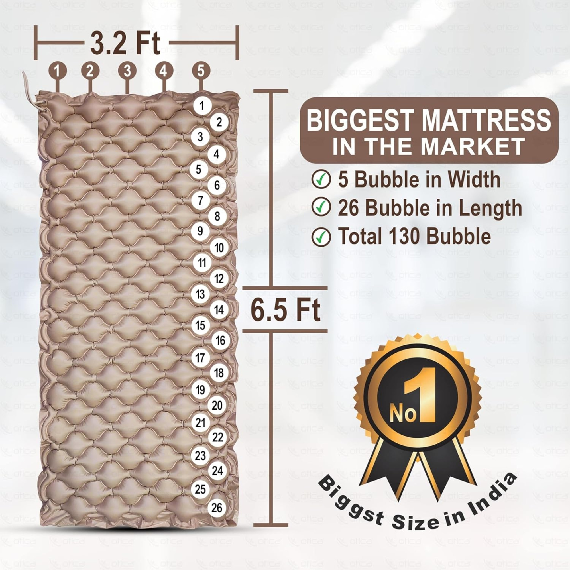 drive Med-Aire Mattress Overlay Replacement, 14003, 1 Each