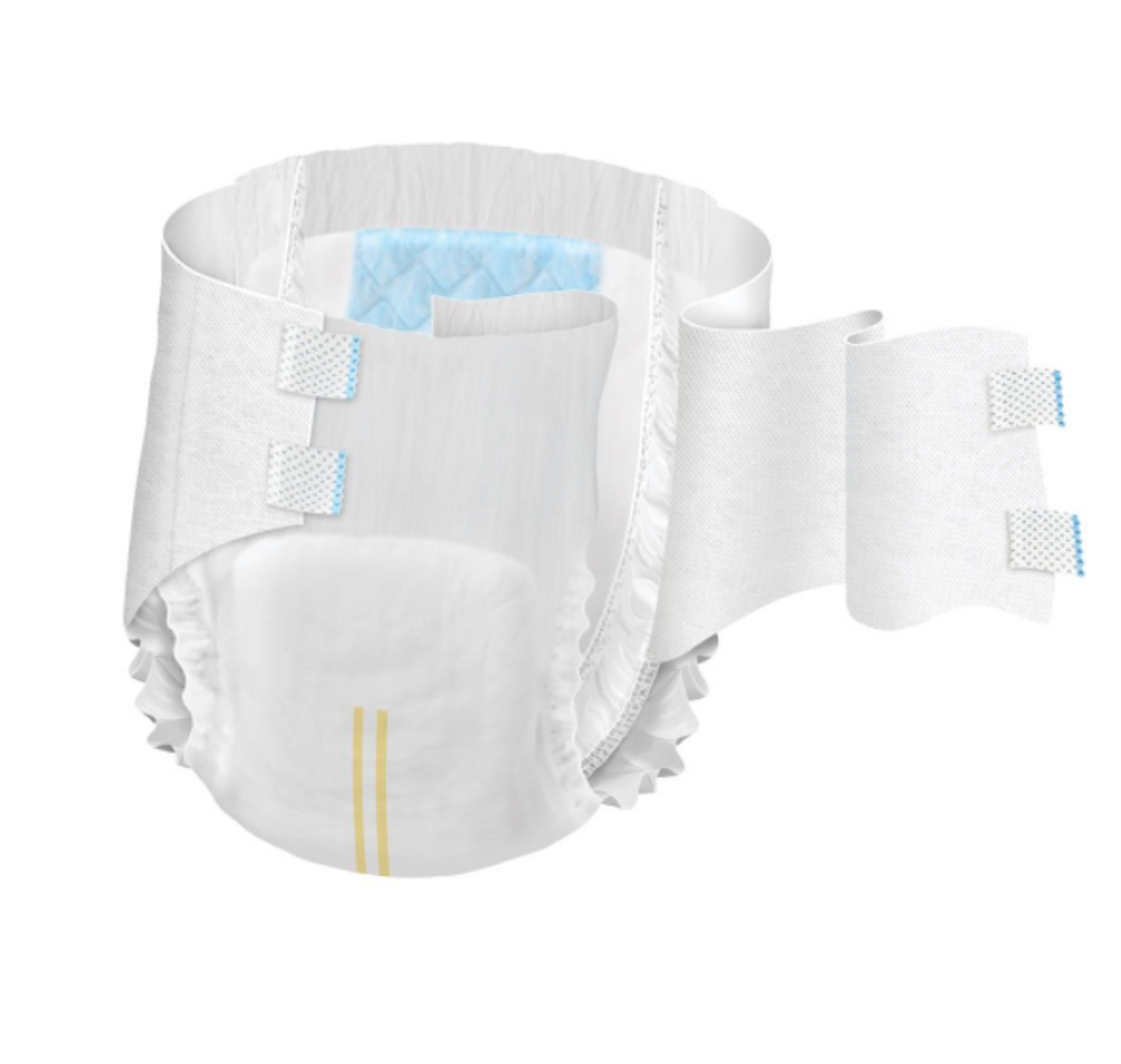 FitRight Baribrief Incontinence Briefs Adult Diapers with Tabs, Overnight Absorbency