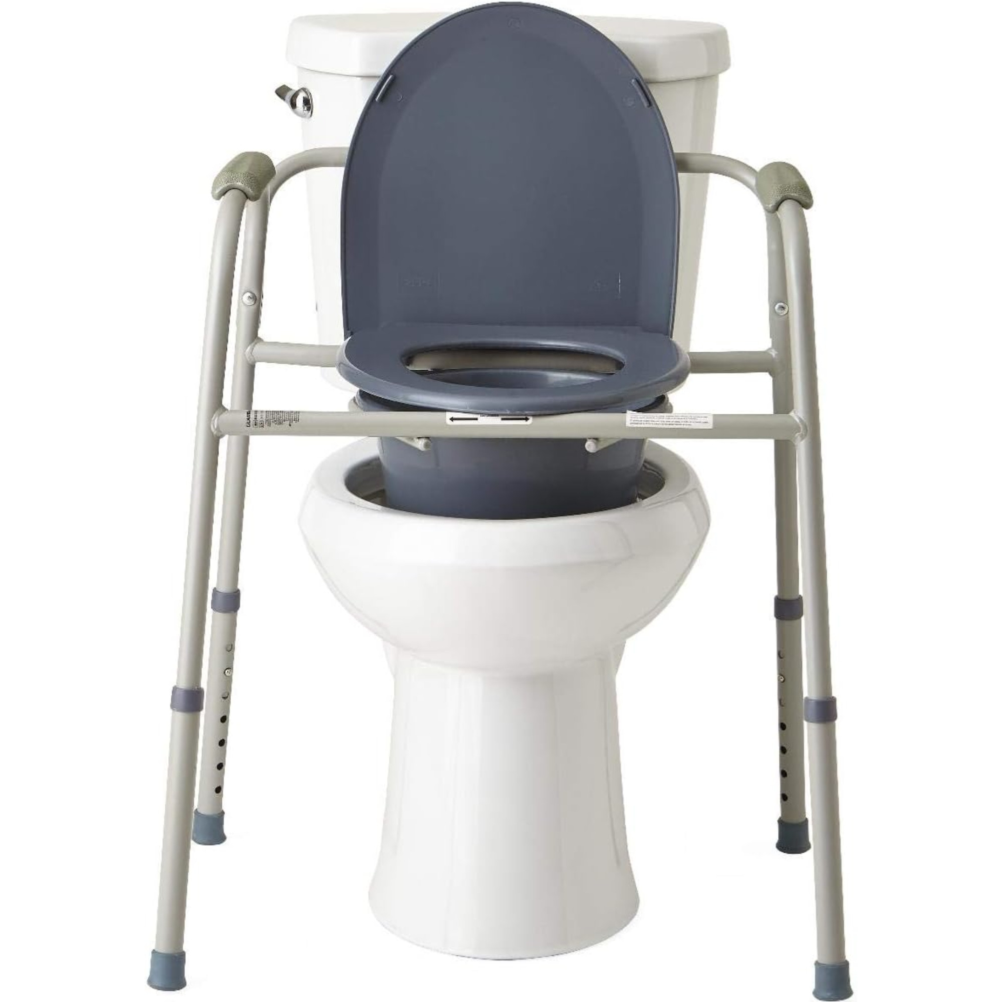 Medline 3-in-1 Steel Bedside Commode