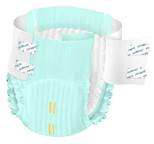 FitRight OptiFit Plus Adult Incontinence Briefs, Heavy Absorbency