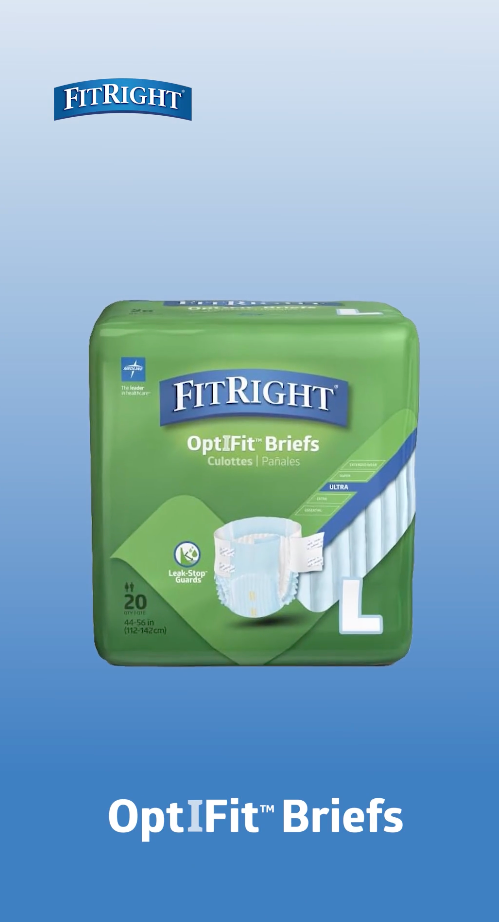 FitRight Ultra Adult Incontinence Briefs, Heavy Absorbency