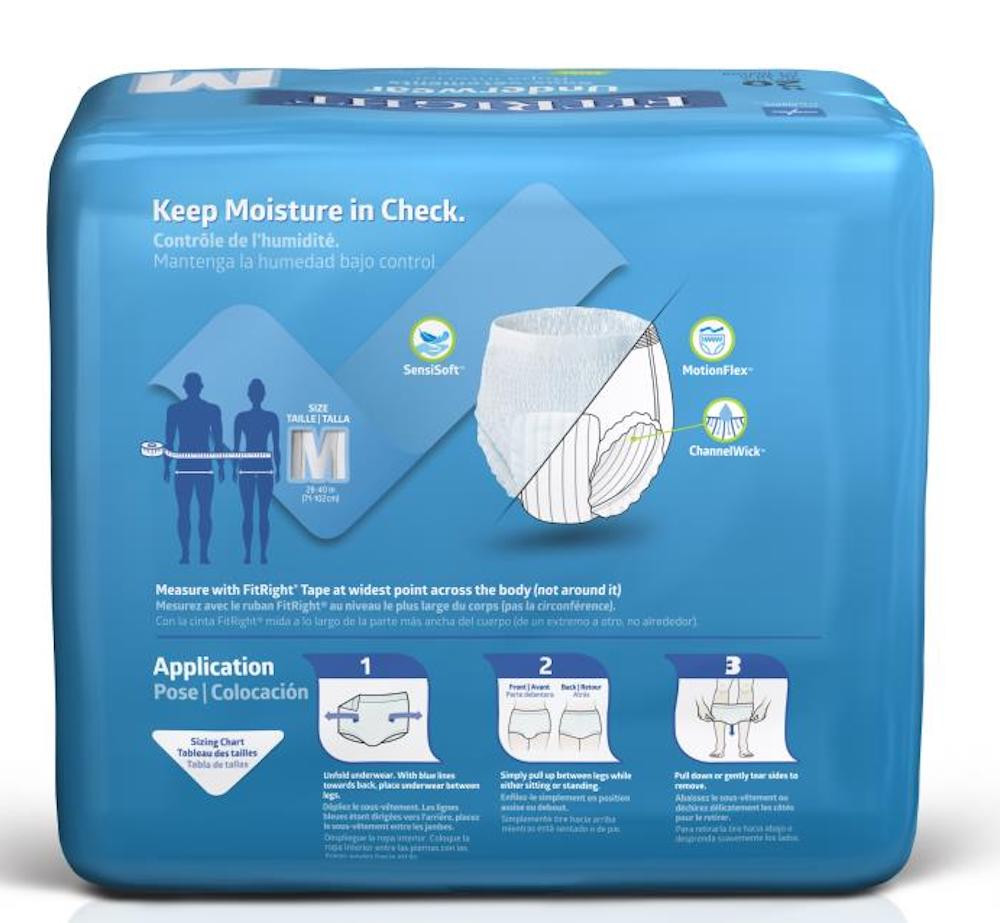 FitRight Extra Protective Pull-Up Underwear, Moderate Absorbency