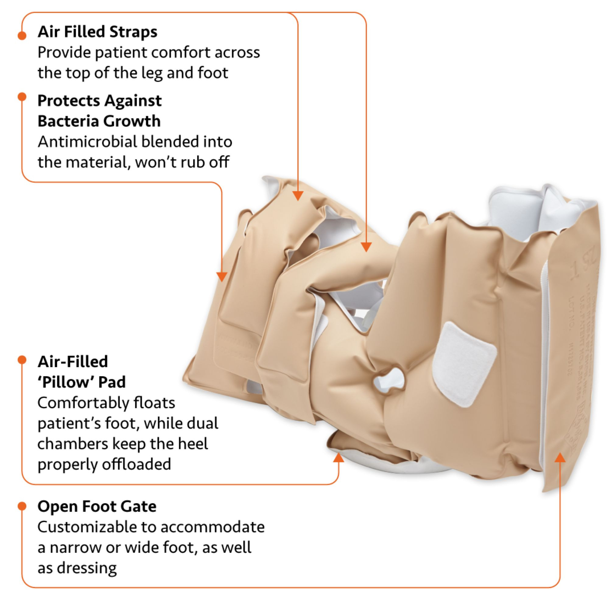 Ehob Waffle Cradle Heel Cushion with Lining