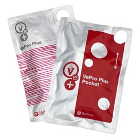 Hollister VaPro Plus Pocket Touch Free Hydrophilic Intermittent Catheter, Straight Tip, 8", 71122-30, 12 Fr - Box of 30
