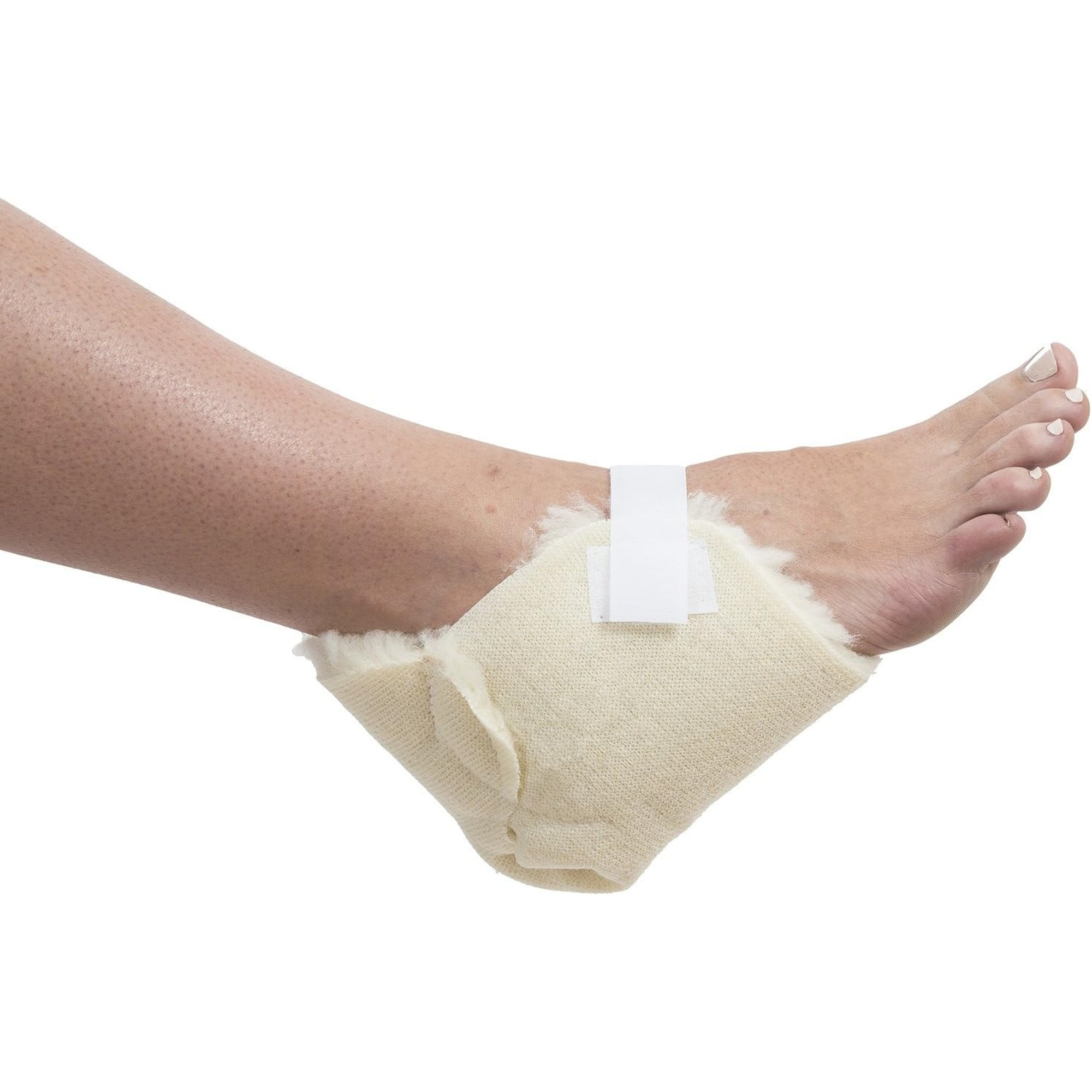 Essential Medical Supply Sheepette Synthetic Sheepskin Heel Protector, D5005, 1 Each