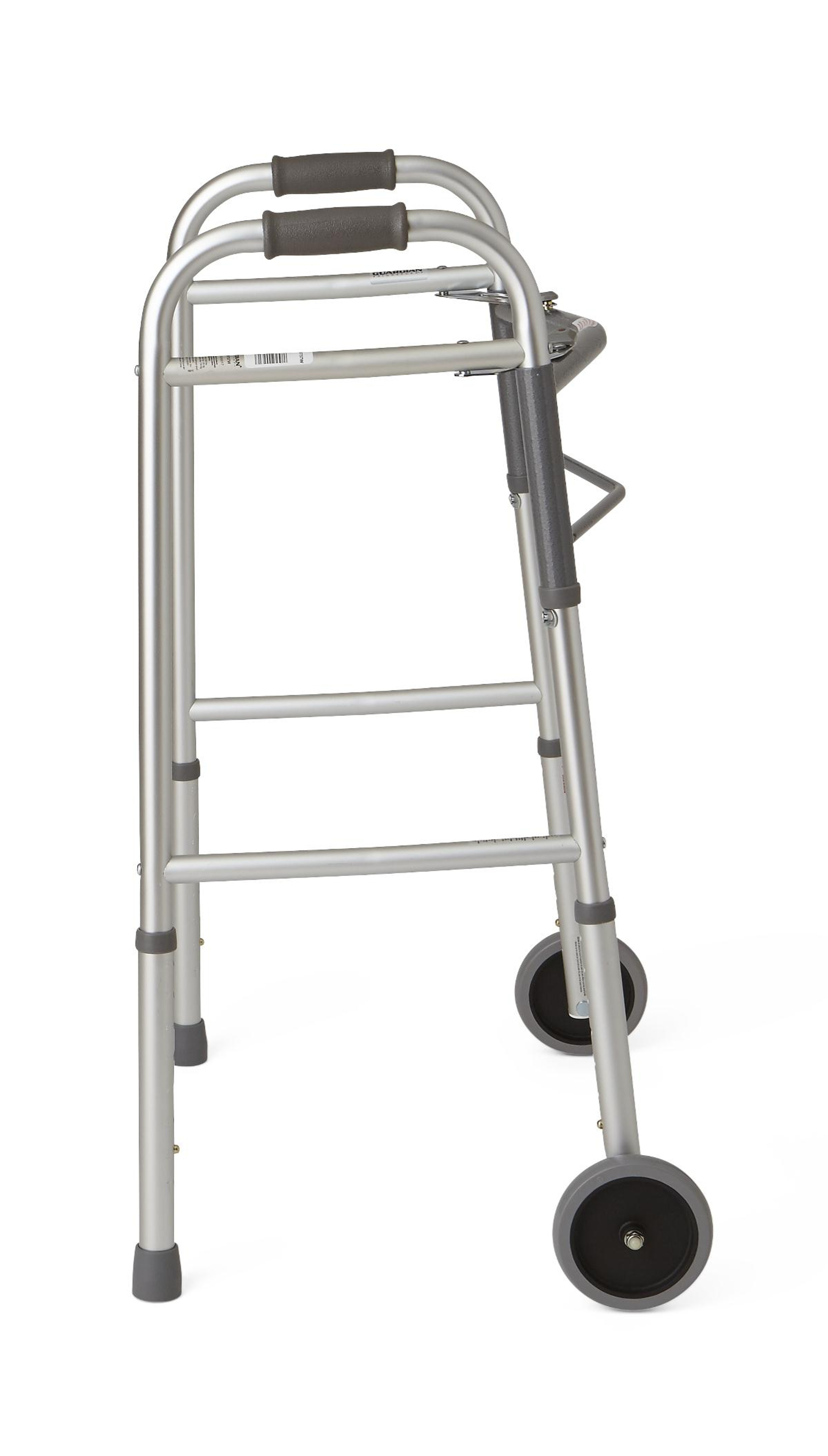 Medline Guardian Adult Walker, 5" Wheels, G30757WH, 1 Each