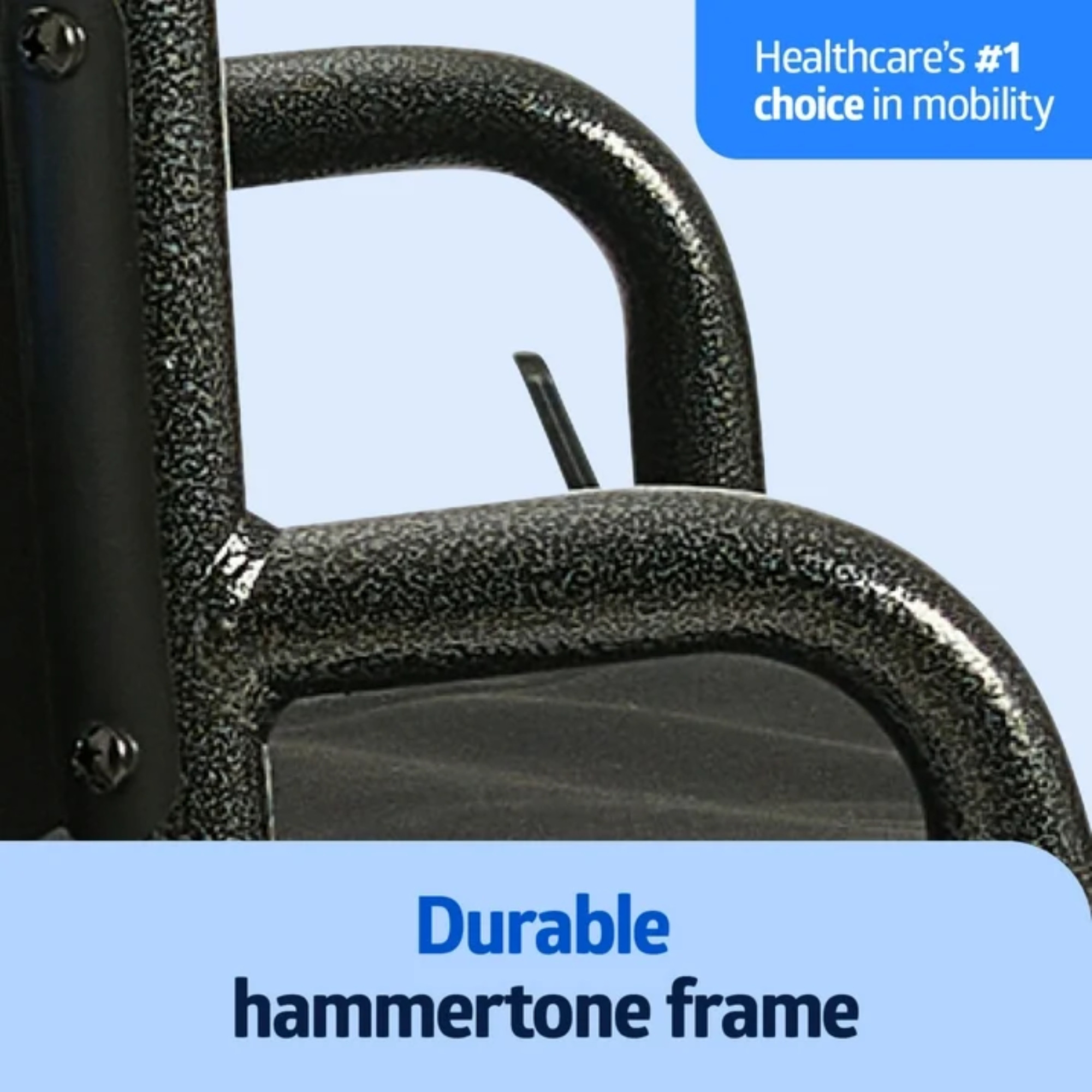 Medline K1 Basic Wheelchair, Swing Back Desk-Length Arms, Elevating Leg Rests