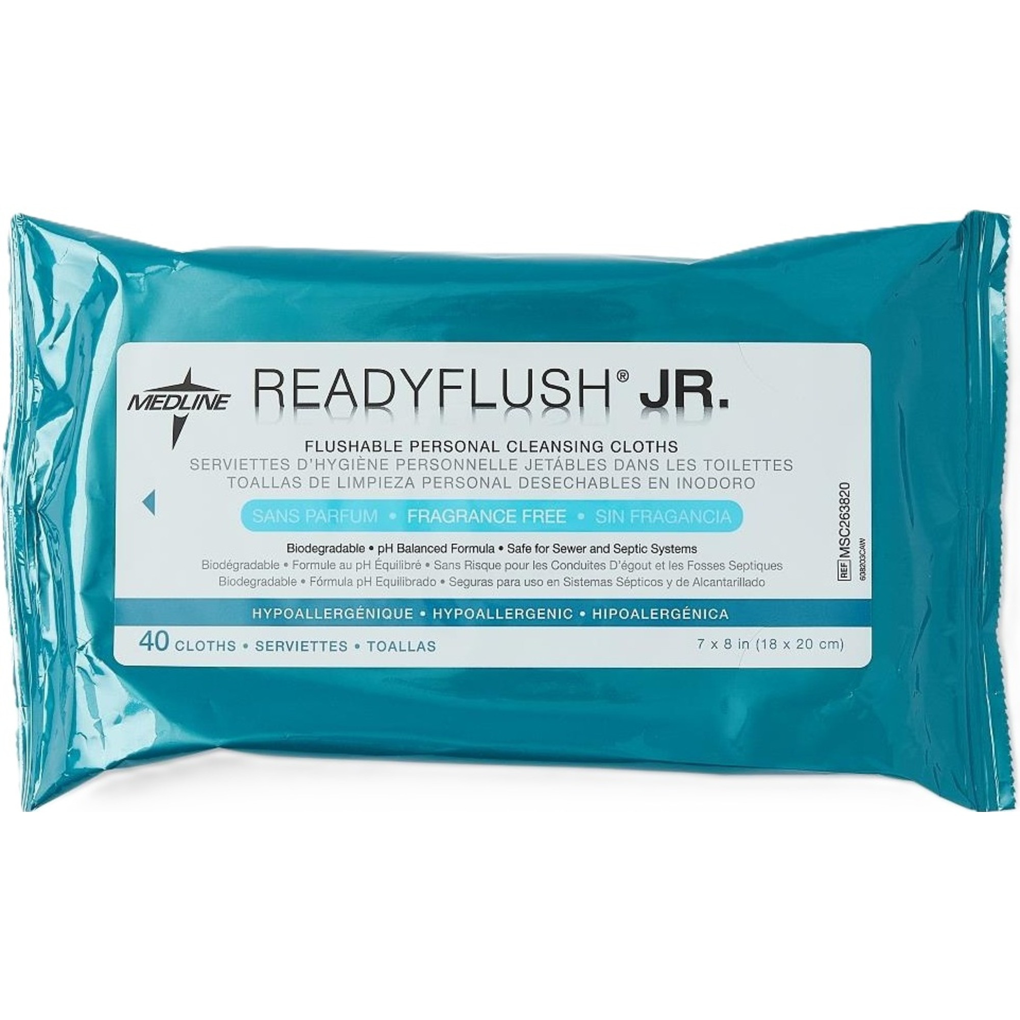 ReadyFlush Jr. Flushable Personal Cleansing Wipes