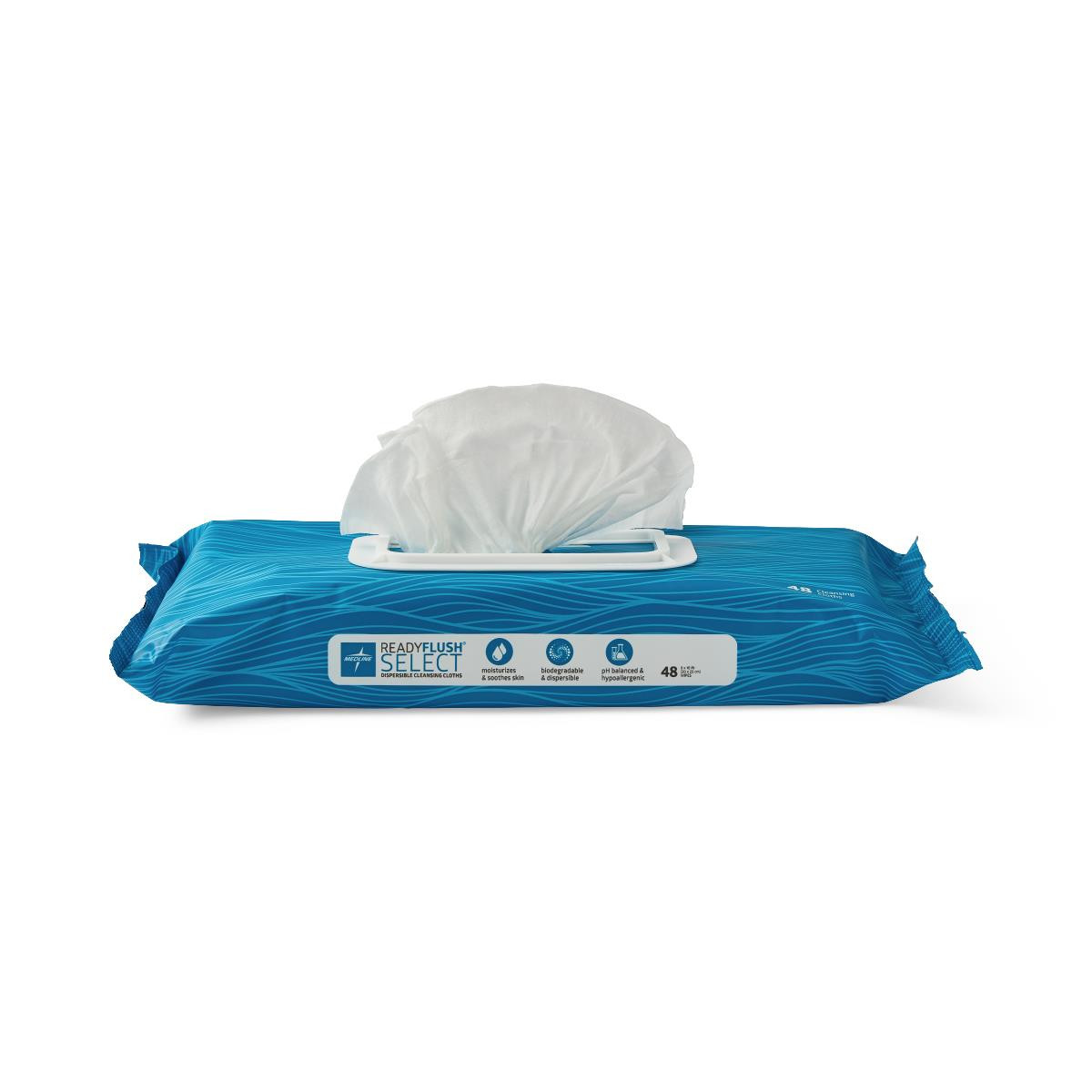 ReadyFlush SELECT Flushable Personal Cleansing Wipes, MSC263840, Scented