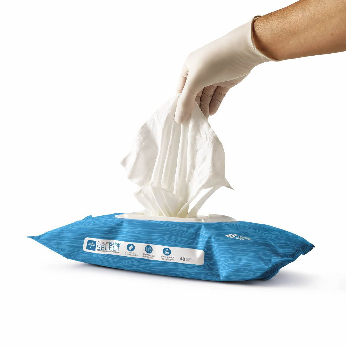 ReadyFlush SELECT Flushable Personal Cleansing Wipes, MSC263840, Scented