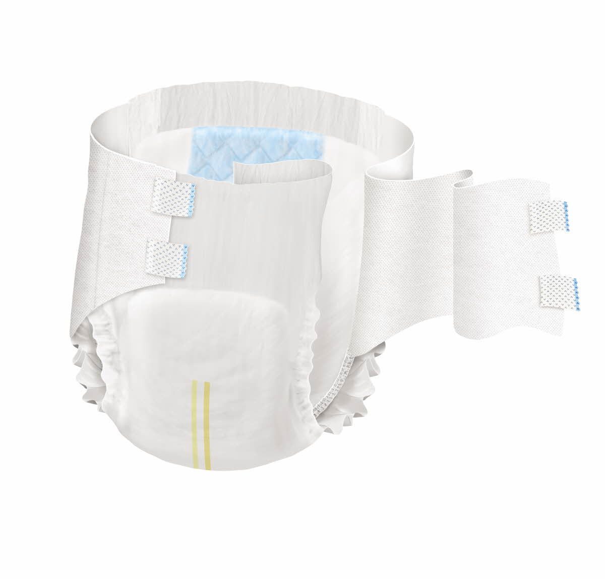 FitRight Disposable Cloth-Like Briefs Bariatric Adult Diapers with Tabs, Maximum Absorbency