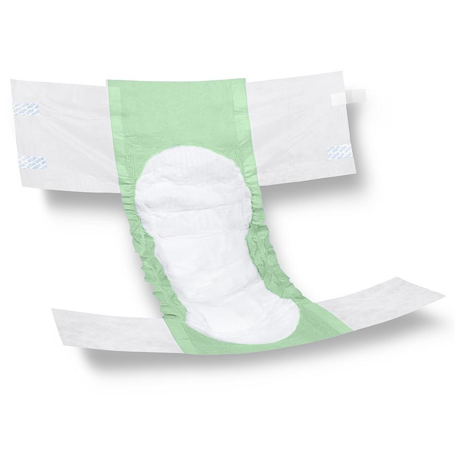 FitRight Basic Incontinence Briefs Adult Diapers with Tabs, Moderate Absorbency