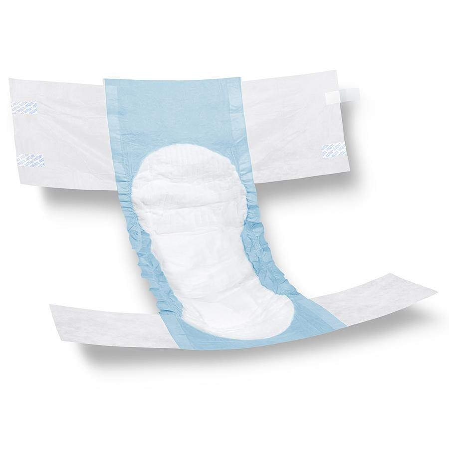 FitRight Basic Incontinence Briefs Adult Diapers with Tabs, Moderate Absorbency