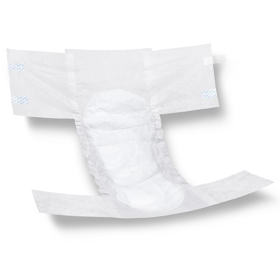 FitRight Basic Incontinence Briefs Adult Diapers with Tabs, Moderate Absorbency
