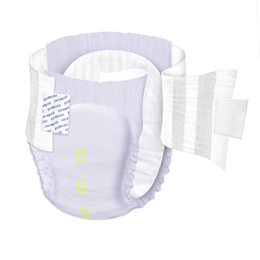 FitRight Extra Stretch Briefs Adult Diapers with Tabs, Moderate Absorbency