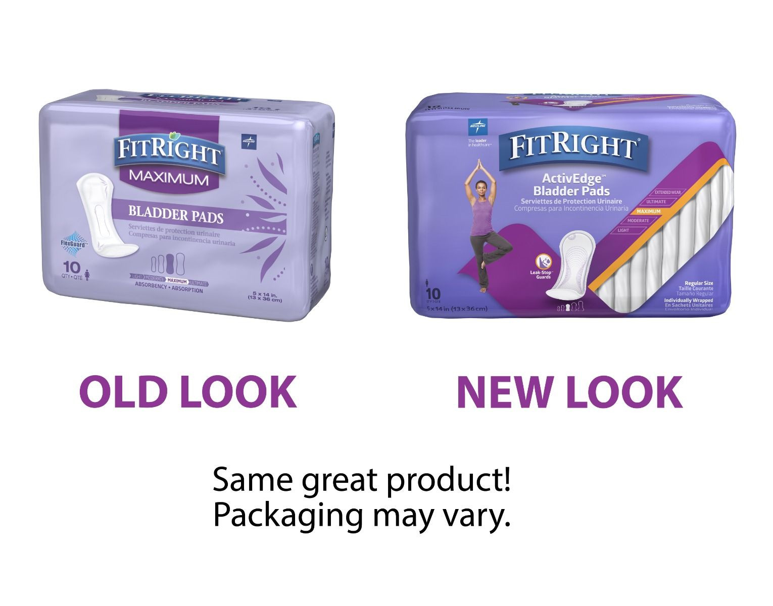 FitRight Bladder Control Pads, Maximum Absorbency