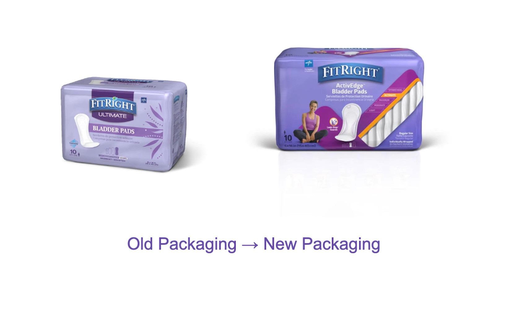 FitRight ActivEdge Bladder Pads, Ultimate Absorbency