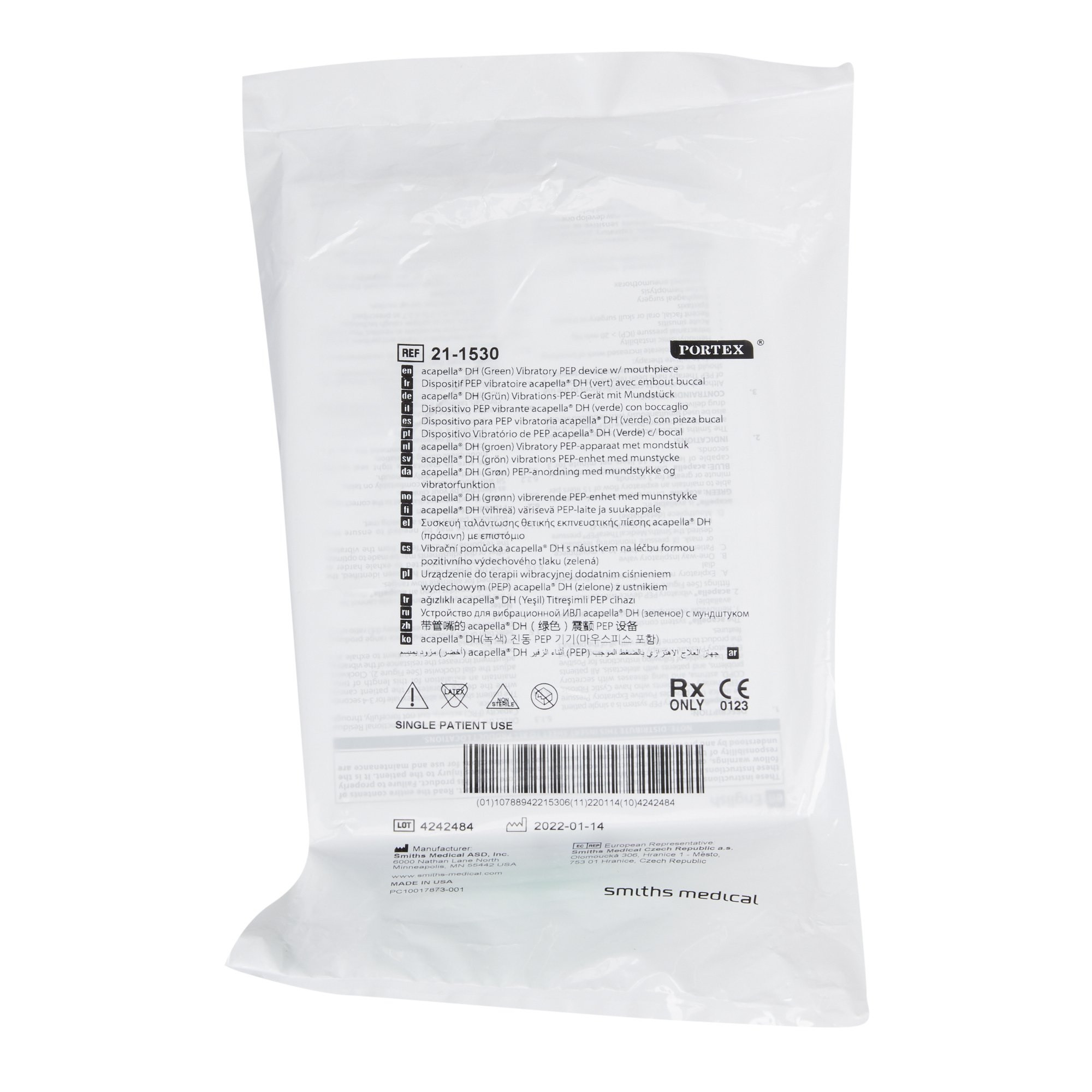 Acapella Vibratory PEP Therapy System with Mouthpiece