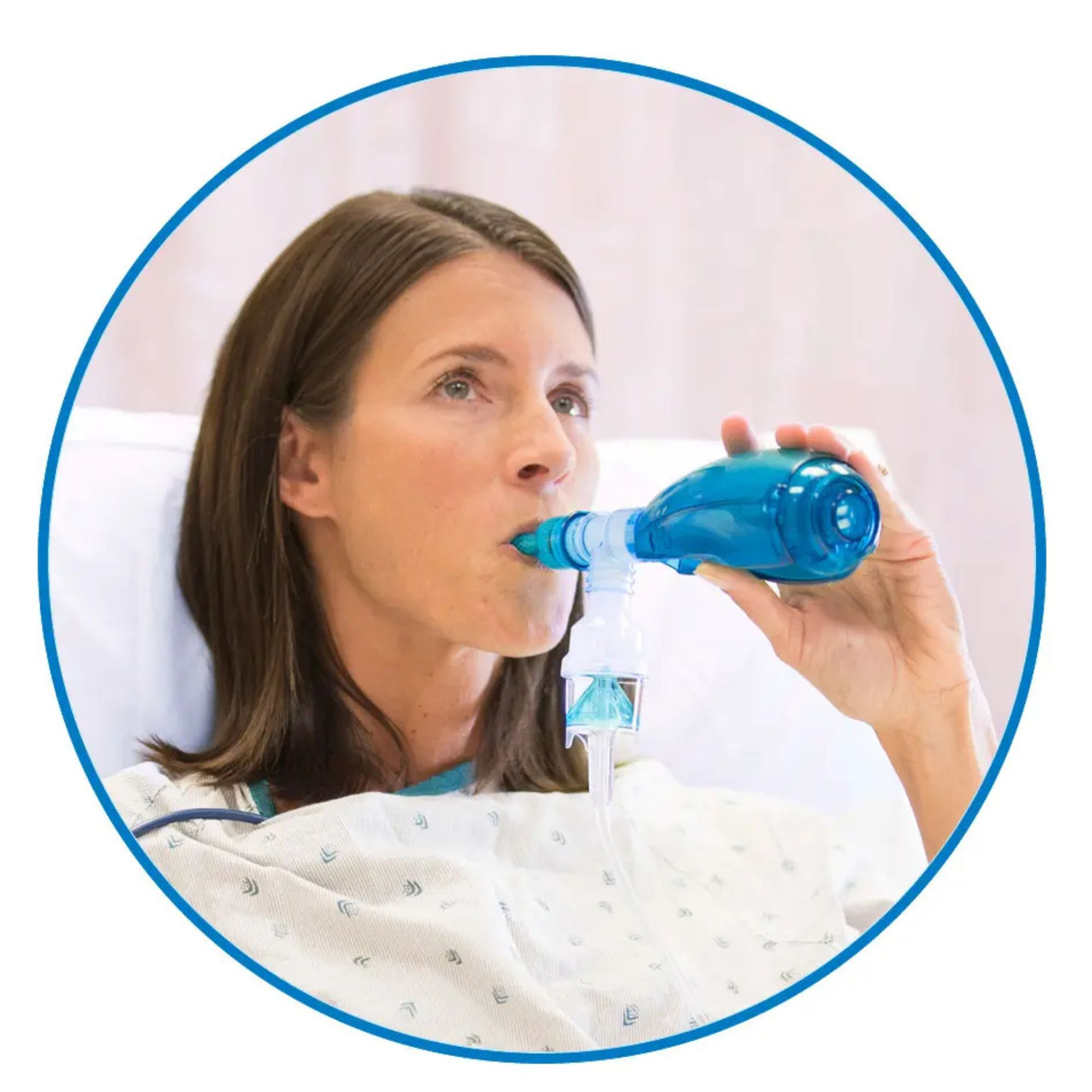 Acapella Vibratory PEP Therapy System with Mouthpiece, Blue, 21-1015, 1 Each