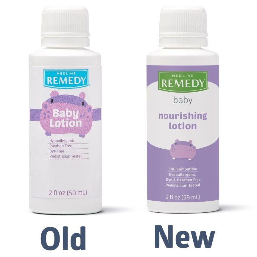 Medline Remedy Baby Lotion, Soft Baby Powder Scent