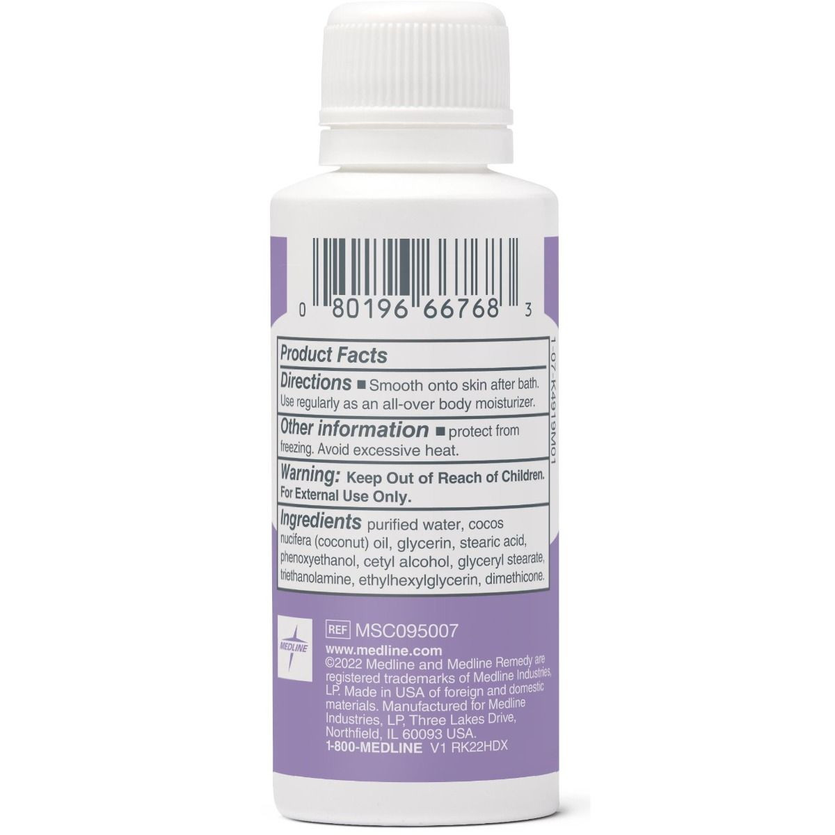 Medline Remedy Baby Lotion, Soft Baby Powder Scent