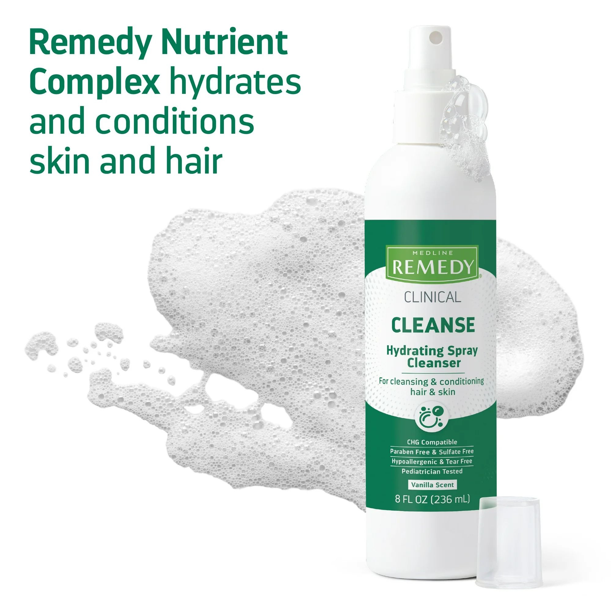Medline Remedy Phytoplex No-Rinse Hydrating Spray Cleanser