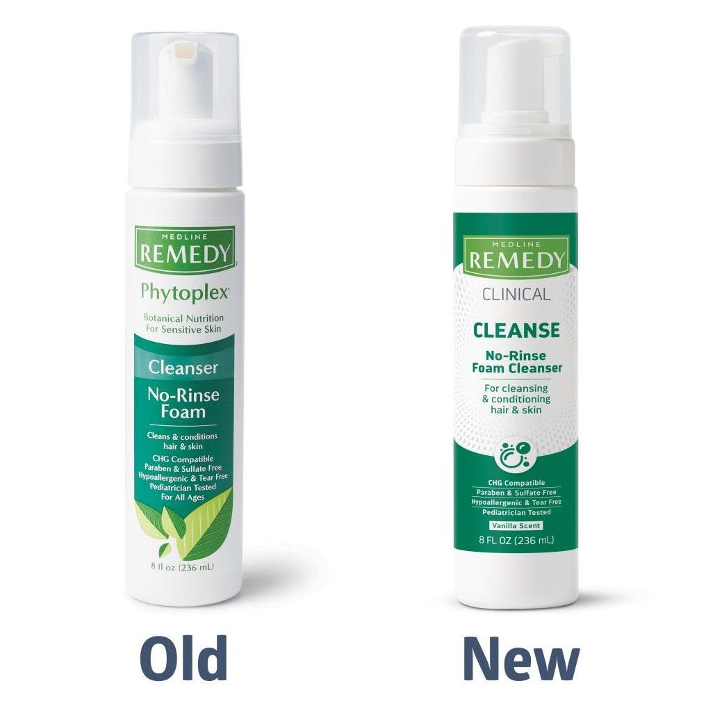 Medline Clinical No-Rinse Foam Cleanser