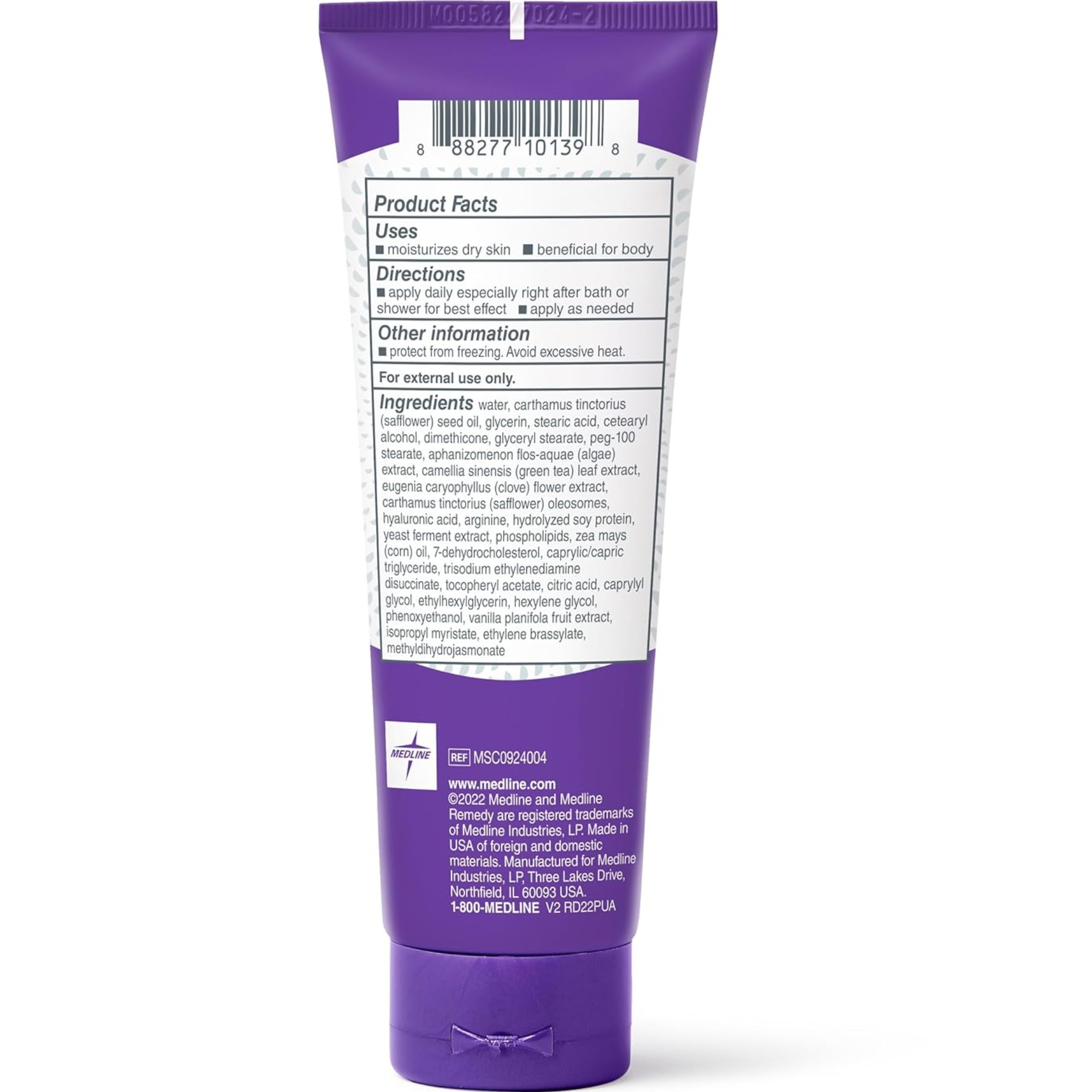 Medline Remedy Clinical Skin Cream Moisturizer, Unscented