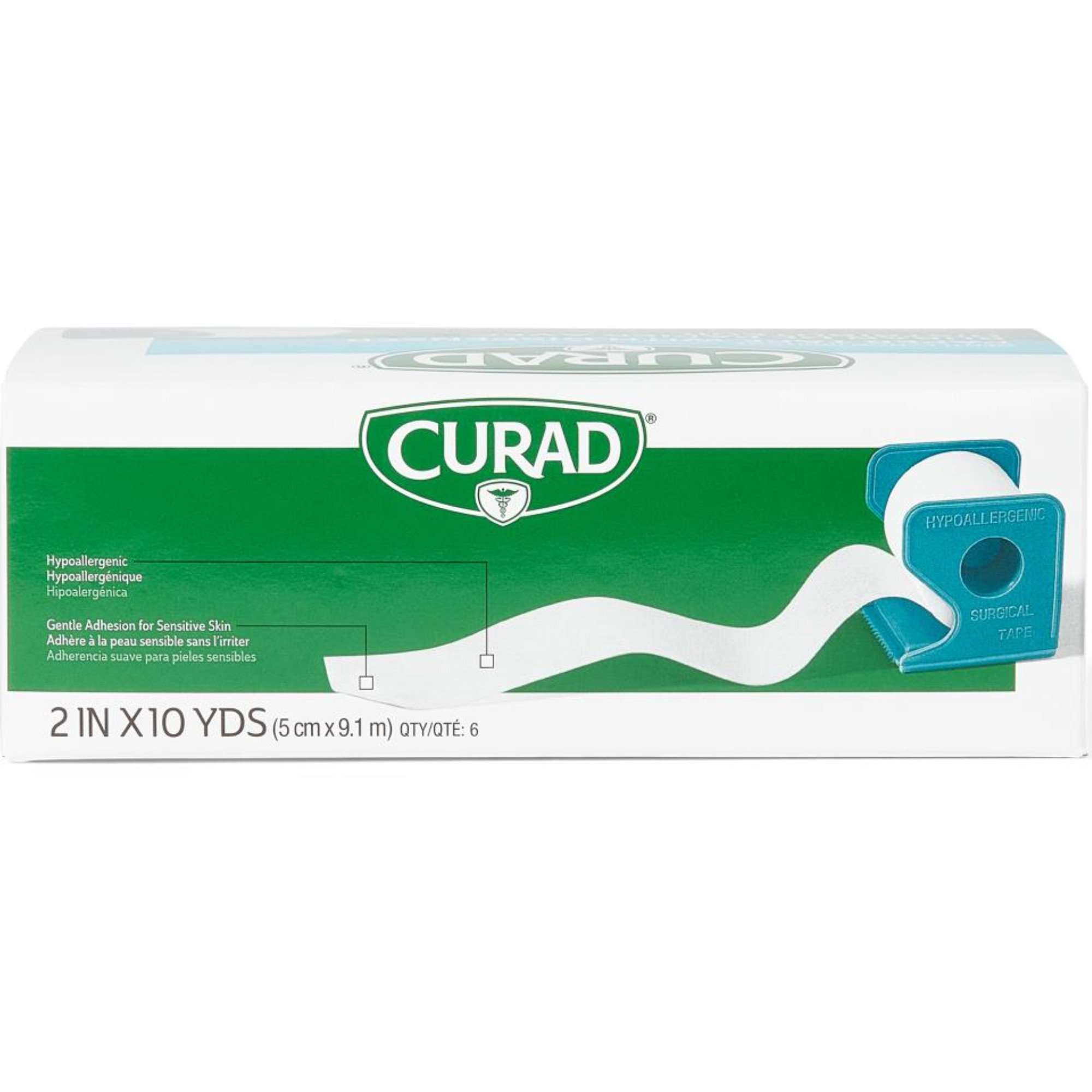 Curad Paper Adhesive Tape with Dispenser 