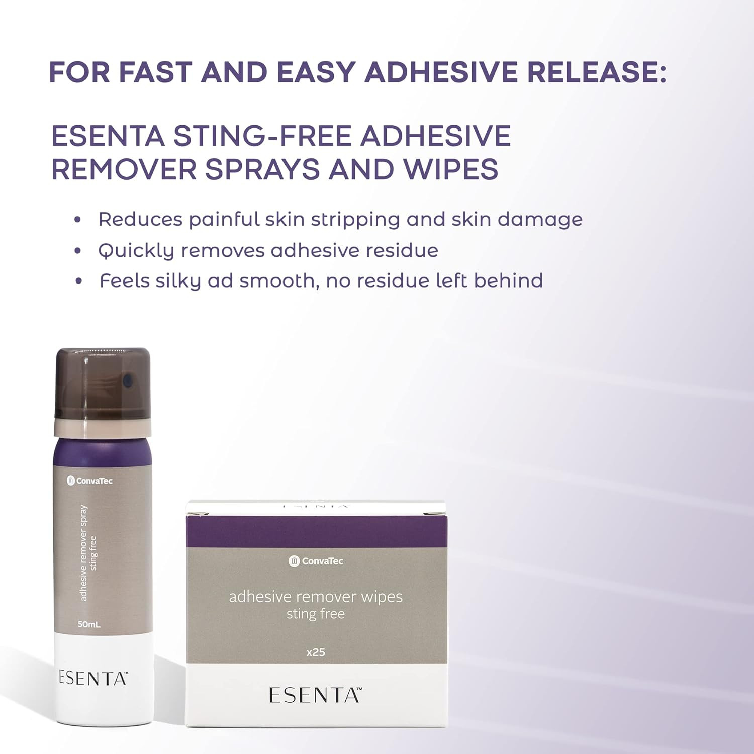 Esenta Sting Free Adhesive Remover Spray, 50 ml