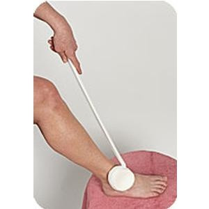Maddak Lotion Applicator, Ribbed Handle, 12", 741330000, 1 Each