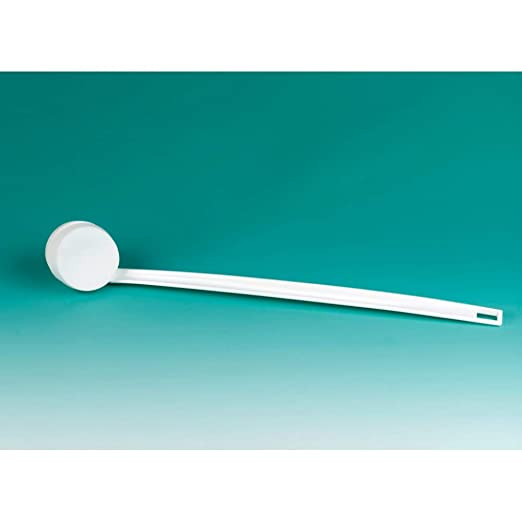 Maddak Lotion Applicator, Ribbed Handle, 12"