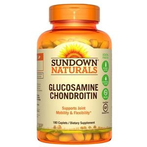 Sundown Naturals Glucosamine Chondroitin Dietary Supplement, 180 Tablets, 36237, 1 Each