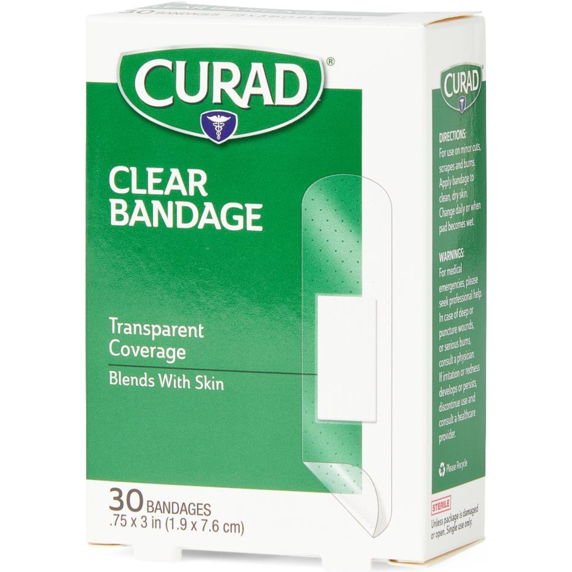 Curad Clear Adhesive Bandages
