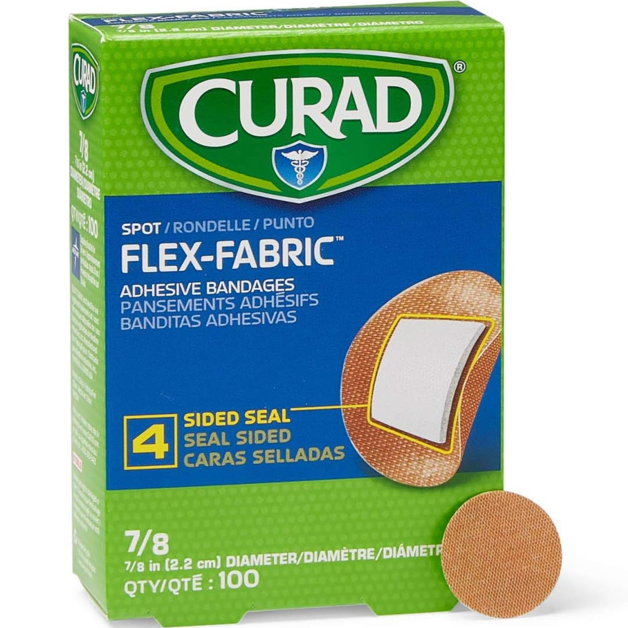 Curad Flex-Fabric Adhesive Spot Bandages