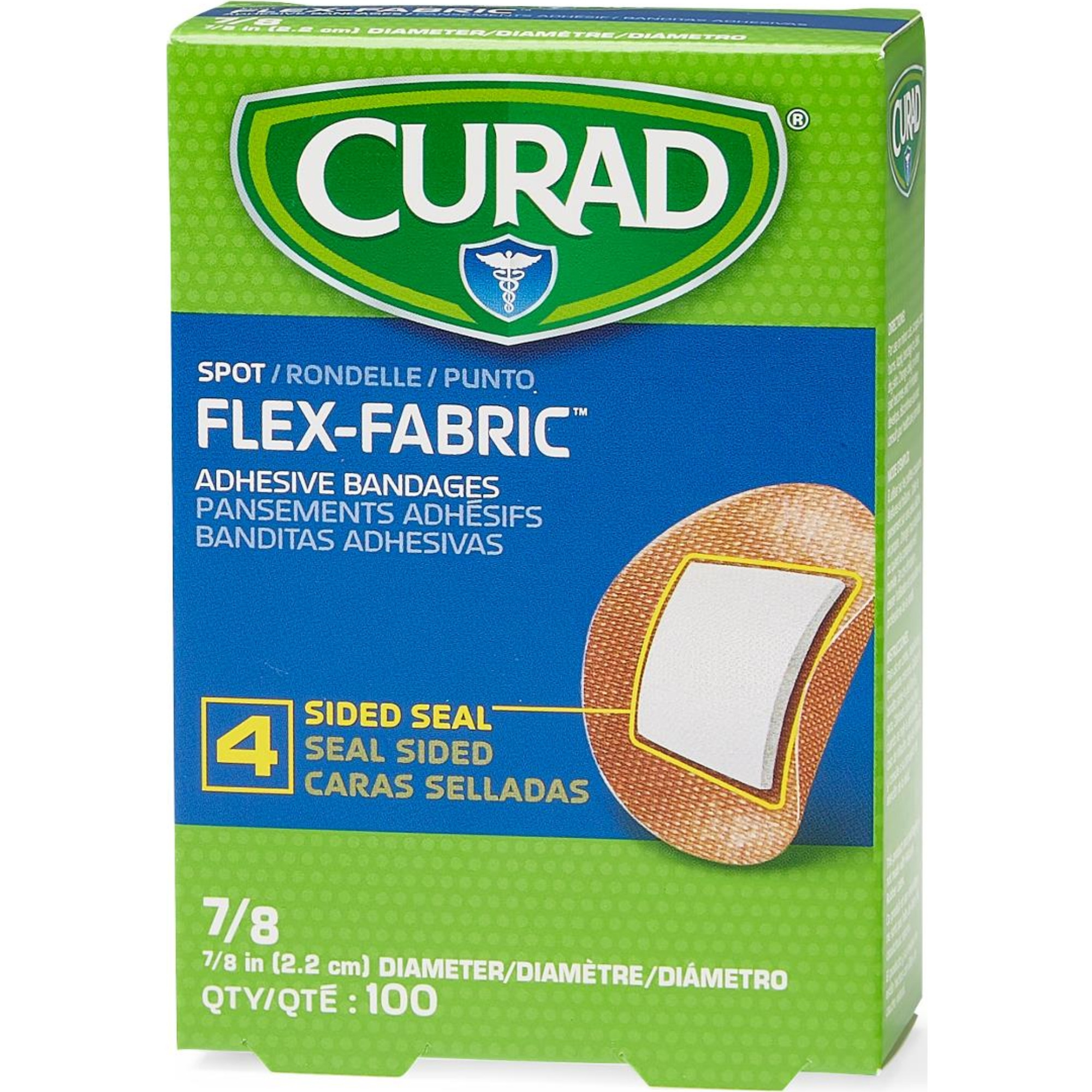 Curad Flex-Fabric Adhesive Spot Bandages